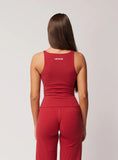 LEVATE SIGNATURE STAPLE TANK - CHERRY RED