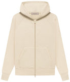 Fear Of God Essentials Zip Up Hoodie 'Eggshell'