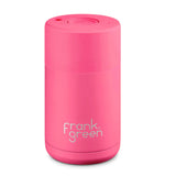 Frank Green Ceramic Reusable Cup 355ml / 12oz (Neon Pink)