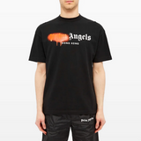 Palm Angels Hong Kong Sprayed Logo T-Shirt 'Orange'