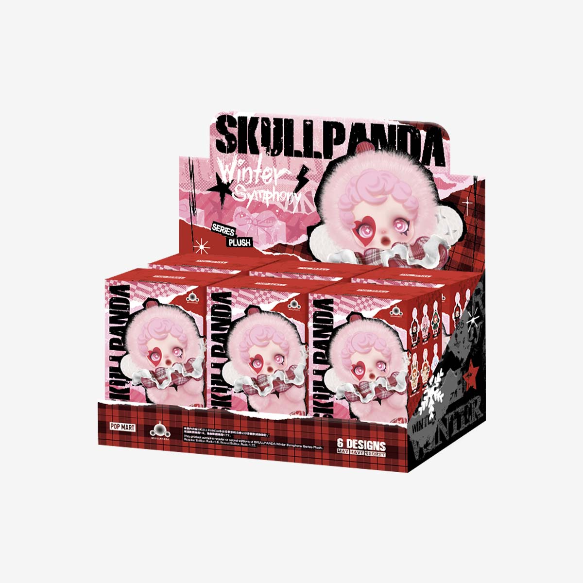 Pop Mart Skullpanda Winter Symphony Series Plush Sealed Case (6 Blind Boxes)