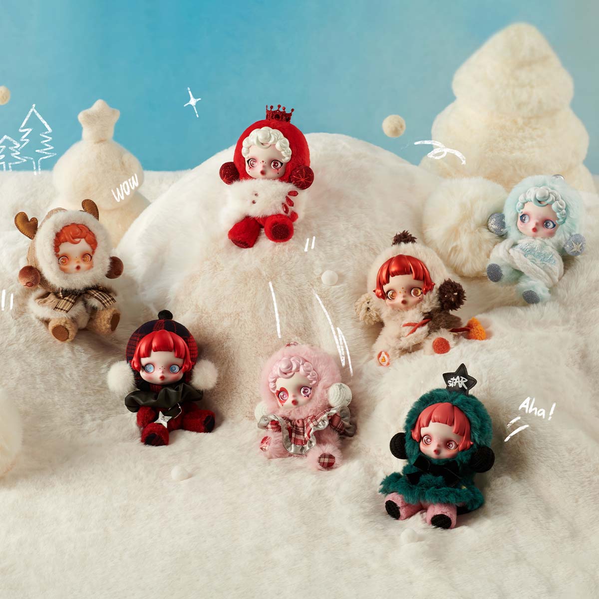 Pop Mart Skullpanda Winter Symphony Series Plush Pendant (Blind Box)