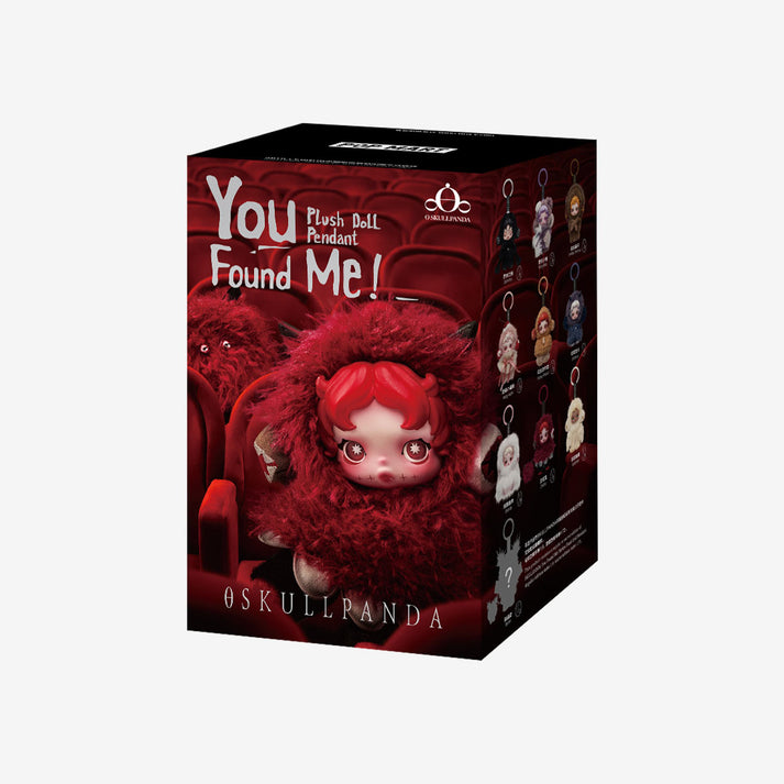 Pop Mart Skullpanda You Found Me Plush Doll Pendant Blind Box