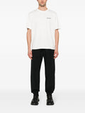 Palm Angels Chest Logo Print Detail T-Shirt 'White'