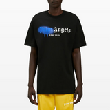 Palm Angels New York Sprayed Logo T-Shirt 'Blue'