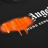 Palm Angels Hong Kong Sprayed Logo T-Shirt 'Orange'