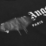 Palm Angels Paris Sprayed Logo T-Shirt 'Black'