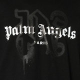 Palm Angels Paris Sprayed Monogram T-Shirt 'Black'