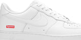 Mens Nike x Supreme Air Force 1 Low 'White Box Logo'