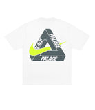 Palace x Nike Tri Swoosh T-Shirt 'White Yellow'