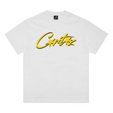 Corteiz OG Allstarz Tee 'White / Yellow'