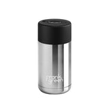 Frank Green Ceramic Reusable Cup 355ml / 12oz (Chrome Silver/Midnight)