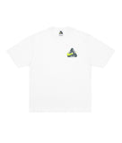 Palace x Nike Tri Swoosh T-Shirt 'White Yellow'