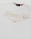 Geedup Cursive Tee 'White Gold'