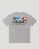 Geedup Sportsman Flag T-Shirt Grey