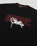 Geedup Neon Core Logo Tee ‘Black Red’