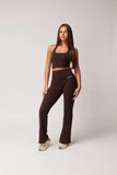 LEVATE ALLURE FOLD OVER FLARES - ESPRESSO