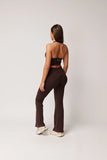 LEVATE ALLURE FOLD OVER FLARES - ESPRESSO