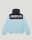 Geedup Sportsman QTR-ZIP Anorak 'Navy Sky Blue'