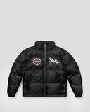 Geedup PTBAP Puffer Jacket 'Black Red'