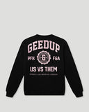 Geedup Strong-Arm Dept Crewneck 'Black Pink'