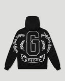 Geedup Wreath Hoodie 'Black White'