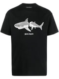 Palm Angels Broken Shark T-Shirt ‘Black’