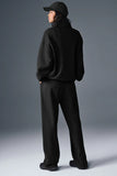 ALO Accolade 1/4 Zip Pullover - Black