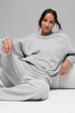 ALO Accolade Crew Neck Pullover - Heather grey