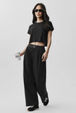 ALO Suit Up Trouser (Regular) - Black