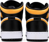 GS Nike Air Jordan 1 Mid 'Black University Gold'