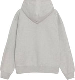 Men's Stussy x Nike Fleece Zip Hoodie ‘Grey & Black’
