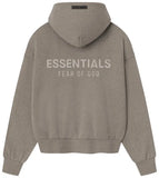 Essentials Fear of God Classic Fit Fleece Hoodie SS25 'Homestead Heather'