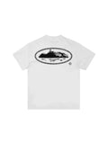Corteiz Halftone Island Tee 'White Black'