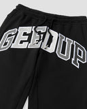 Geedup Team Logo Trackpants 'Black Monogram'