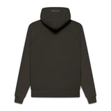 Fear of God Essentials Logo Popover Hoodie - Off Black