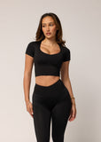 Levate Core Chloe Crop 'Black'