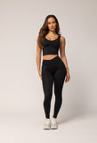 Levate Core V Front Leggings 'Black'