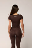 Levate Core Chloe Crop 'Espresso'