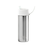 Frank Green Ceramic Reusable Cup 595ml / 20oz (Chrome Silver/Cloud)