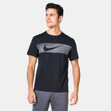 Men's Nike Dri-FIT UV Miler Tee 'Black/Reflective Silver'