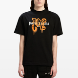 Palm Angels Roma Sprayed Monogram T-Shirt 'Orange'