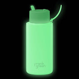 Frank Green Glow Ceramic Reusable Bottle 1L/ 34oz (Aurora Glow)