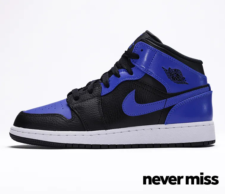 GS Nike Air Jordan 1 Mid 'Hyper Royal'